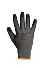 Cargue la imagen en el visor de la galería, Guante nylon gris con nitrilo microporoso 6925