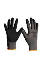 Cargue la imagen en el visor de la galería, Guante nylon gris con nitrilo microporoso 6925