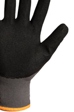 Cargue la imagen en el visor de la galería, Guante nylon gris con nitrilo microporoso 6925