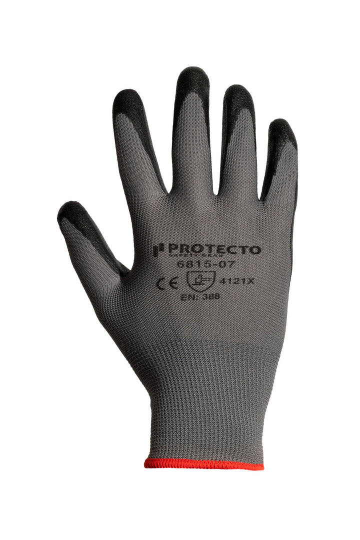 Guante de nylon con nitrilo espumado 6815